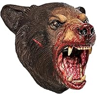 Rubies Adult Cocoa Black Bear Deluxe Overhead Latex Mask Deals