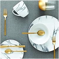 Deals on 16-Piece Safdie & Co. Marble Dinnerware Set