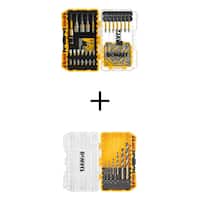 Dewalt Maxfit Ultra 1/4-in Hex Screwdriving Bit Set + Twist Drill Bit Set Deals