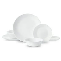 Deals on Corelle Winter Frost White Round 12-Piece Dinnerware Set