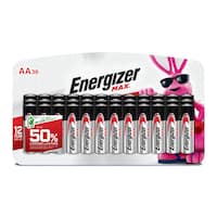 36-Pack Energizer MAX AA Batteries, Double A Alkaline Batteries Deals