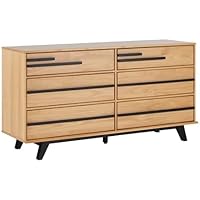 Deals on Walker Edison Malhia Minimalist Solid Wood 6-Drawer Dresser