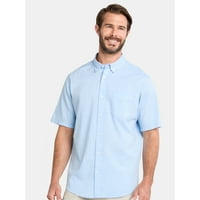 George Mens Cross Hatch Shirt with Short Sleeves Deals