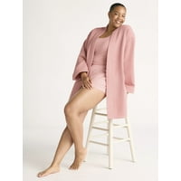 Joyspun Women's Waffle Kimono Short Wrap Robe Deals