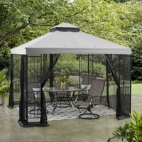 Mainstays 10x10-ft Easy Assembly Outdoor Furniture Patio Gazebo Deals