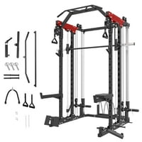 Mikolo 2000LBS Power Cage Squat Rack Smith Machine with Bar Deals