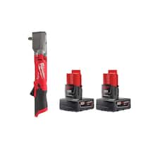 Milwaukee M12 FUEL 12V Li-Ion 3/8 in. Right Angle Impact Wrench w/2 Battery Deals