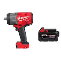 Milwaukee M18 Fuel 18V Cordless 1/2in Impact Wrench w/5 Ah Battery Deals