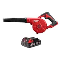 Milwaukee M18 18V Li-Ion Cordless Compact Blower w/2Ah Battery Deals