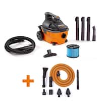 RIDGID 4 Gal. 5.0 Peak HP Portable Wet/Dry Shop Vac w/Accessories Deals