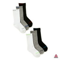 6-Pack Reebok Kids Boys Pro Series Cushion Crew Socks Deals