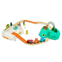 Deals on Spark Create Imagine Wood Train Railroad Set