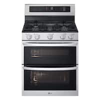 LG 30-in 6.9 cu. ft. 5 Burners Double Oven Gas Range Deals